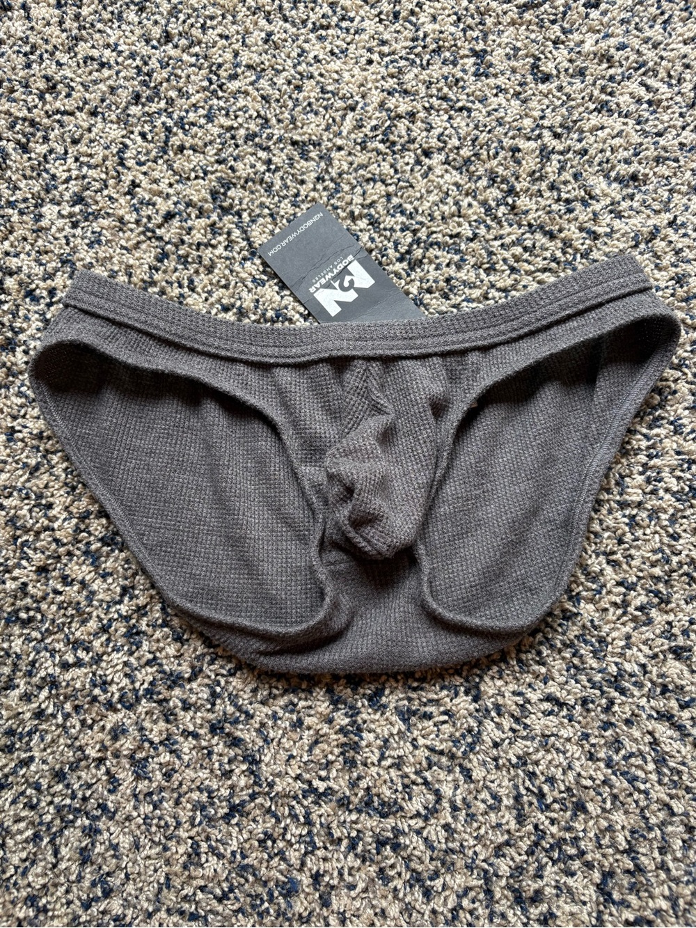 N2N Bodywear Men's Thermal Briefs – Gray – Size Medium - NWT